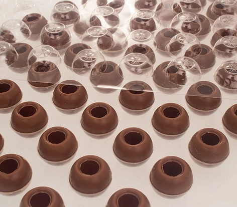Milk Chocolate Truffle Shells